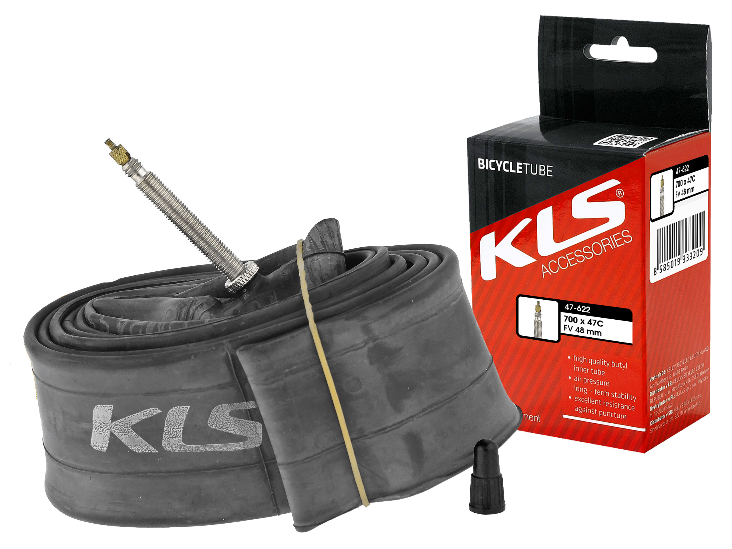 

Dętka Kellys 28'' 700x47C Wentyl Presta Fv 48 MM