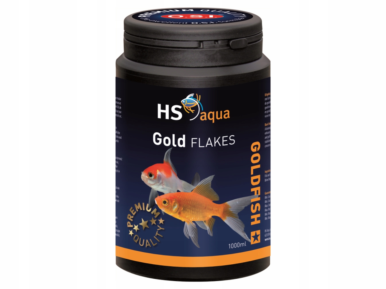 Levně Hs Aqua Gold Flakes 1000 ML krmivo pro ryby (0030406)