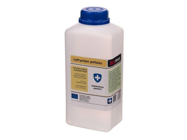 

Cytrynian Potasu Czysty Biomus 1kg Potas