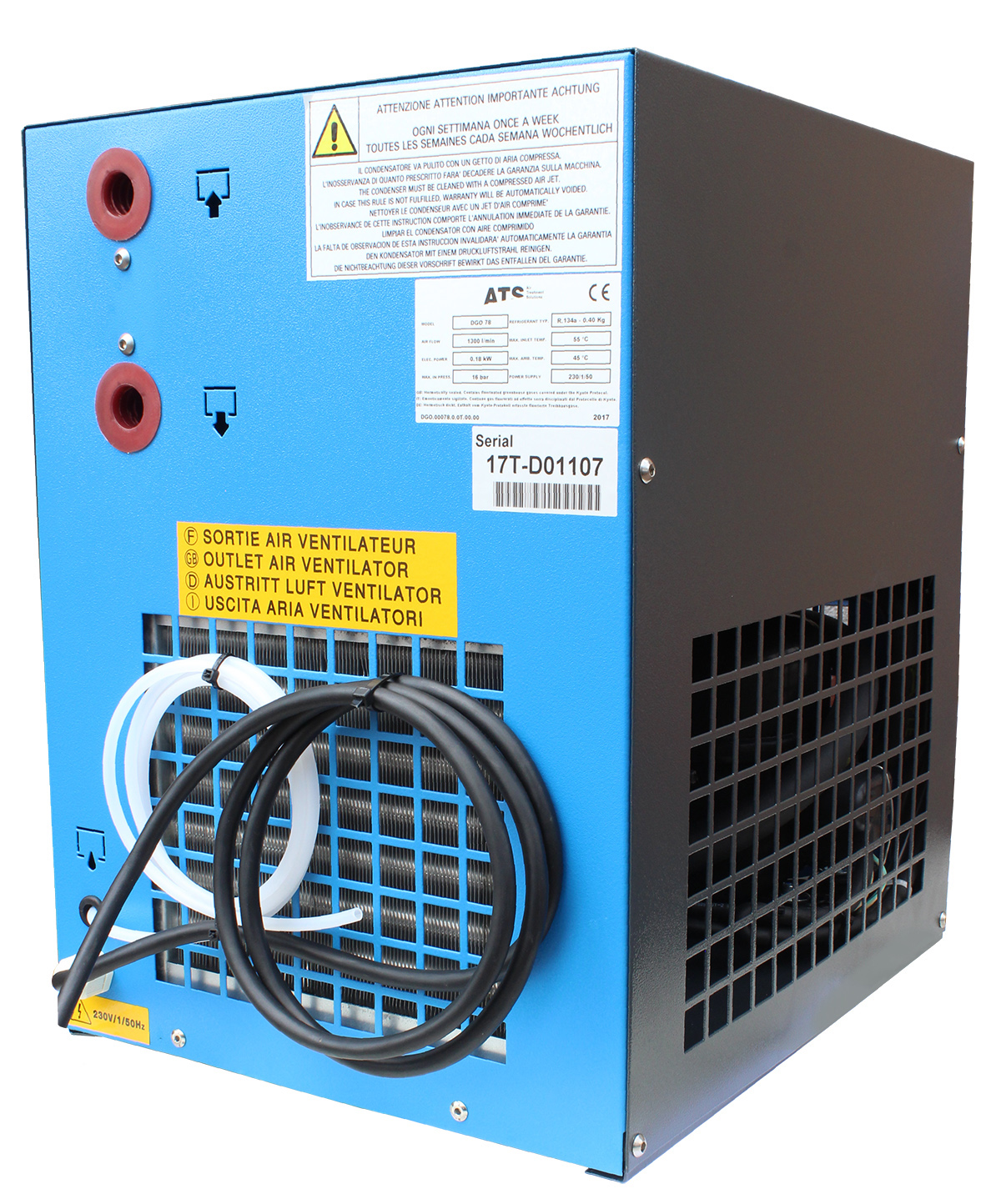 OSUSZACZ CHŁODNICZY ATS DGO78 ISO4 ODWADNIACZ 3st Kod producenta DGO78