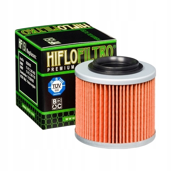 

Filtr oleju Hiflofiltro HF151 Aprilia Bmw