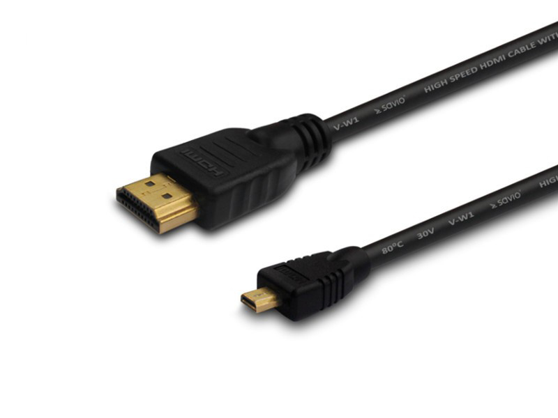 

CL-40 Kabel Hdmi - micro Hdmi 2m Gold 4K Ultra Hd