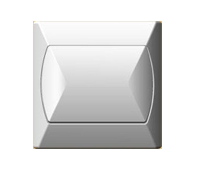 Łącznik pojedynczy ŁP-1A Biały AKCENT 072942