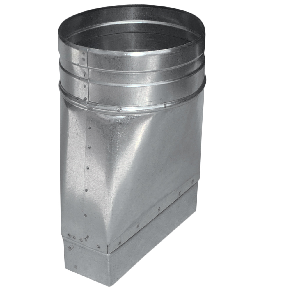 

Redukcja z wyjściem okrągłym 100mm/150x50mm