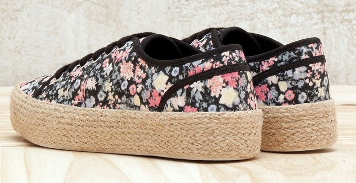 BERSHKA BUTY PLATFORMY TENISÓWKI KWIATY 37 Cechy dodatkowe brak