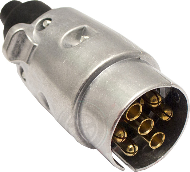 

Wtyk Wtyczka Gniazda Przyczepy Metalowa 7 Pin Alu