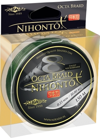 

Plecionka Mikado Nihonto Octa Braid 0,12mm Green