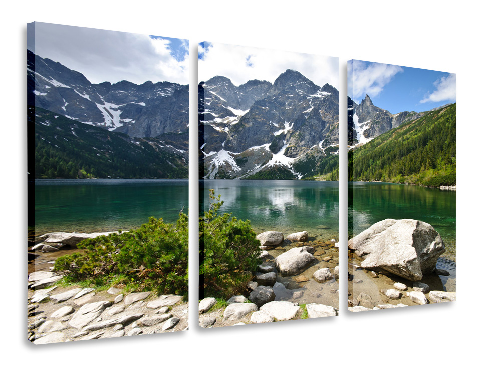 

Obraz Tryptyk Tatry Stawy Tryptyki 75x40