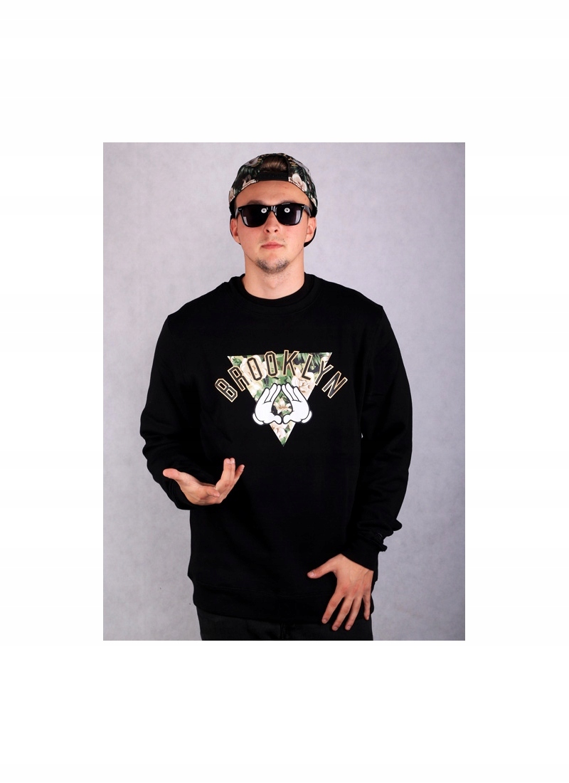 トレーナー Hello Brooklyn ☆ CAYLER&SONS Bluza XXL Cayler Sons Hello Brooklyn Crew Blk • Cena, Opinie