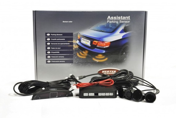 CZUJNIK 4 CZUJNIKI PARKOWANIA COFANIA KOMPLET LED