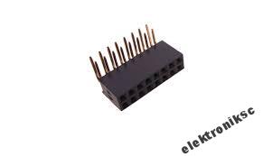

Listwa kołkowa 2x16 pin r=2,54 Gold Pin 02517