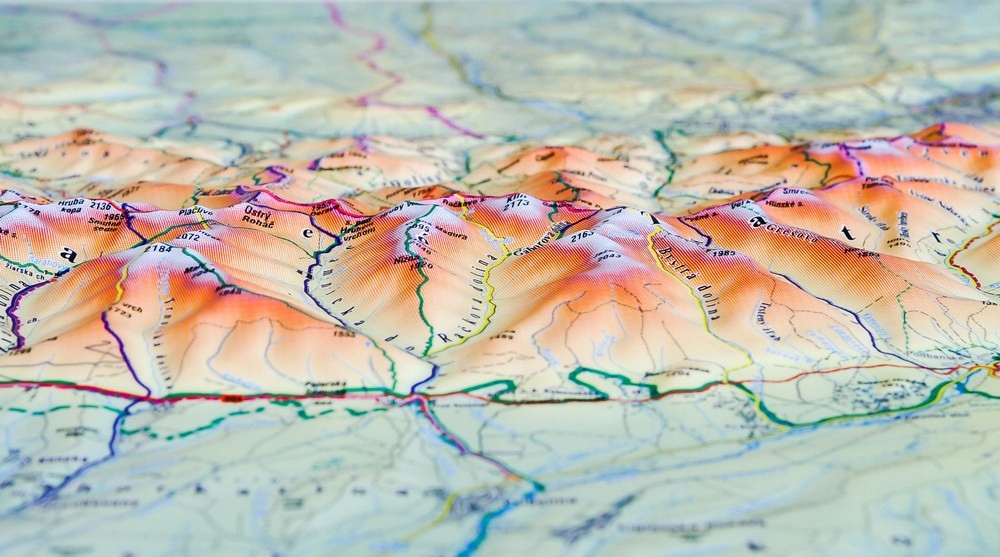 TATRY 3D! DUŻA MAPA PLASTYCZNA TATR TRÓJWYMIAROWA 1:66 666 WYPUKŁA Tytuł Tatry mapa plastyczna, 1:66 666