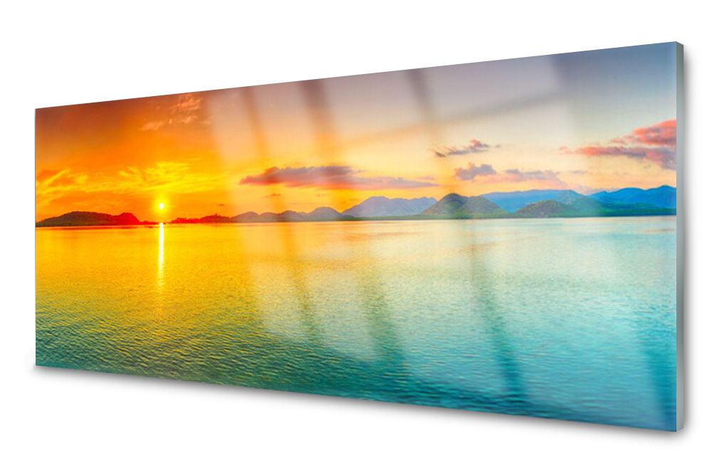 

Lacobel Panel Ścienny Foto Morze Słońce 120x60