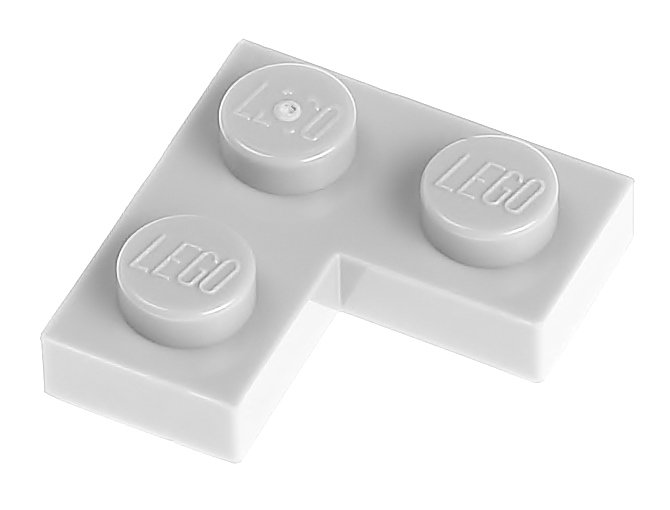 

Lego Płytka narożna 2x2 2420 szara jasna - 2 szt.