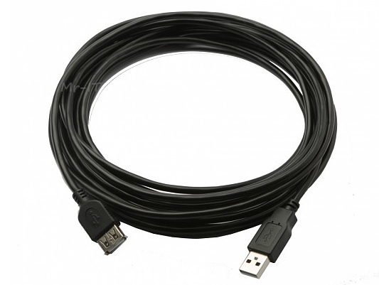 KABEL USB 2m HIGH SPEED FERRYT PRZEDŁUŻACZ czarny