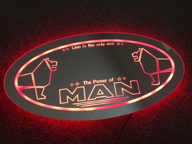 Lustro LED MAN 12v 24v TIR podswietlane swiecace Manufacturer other