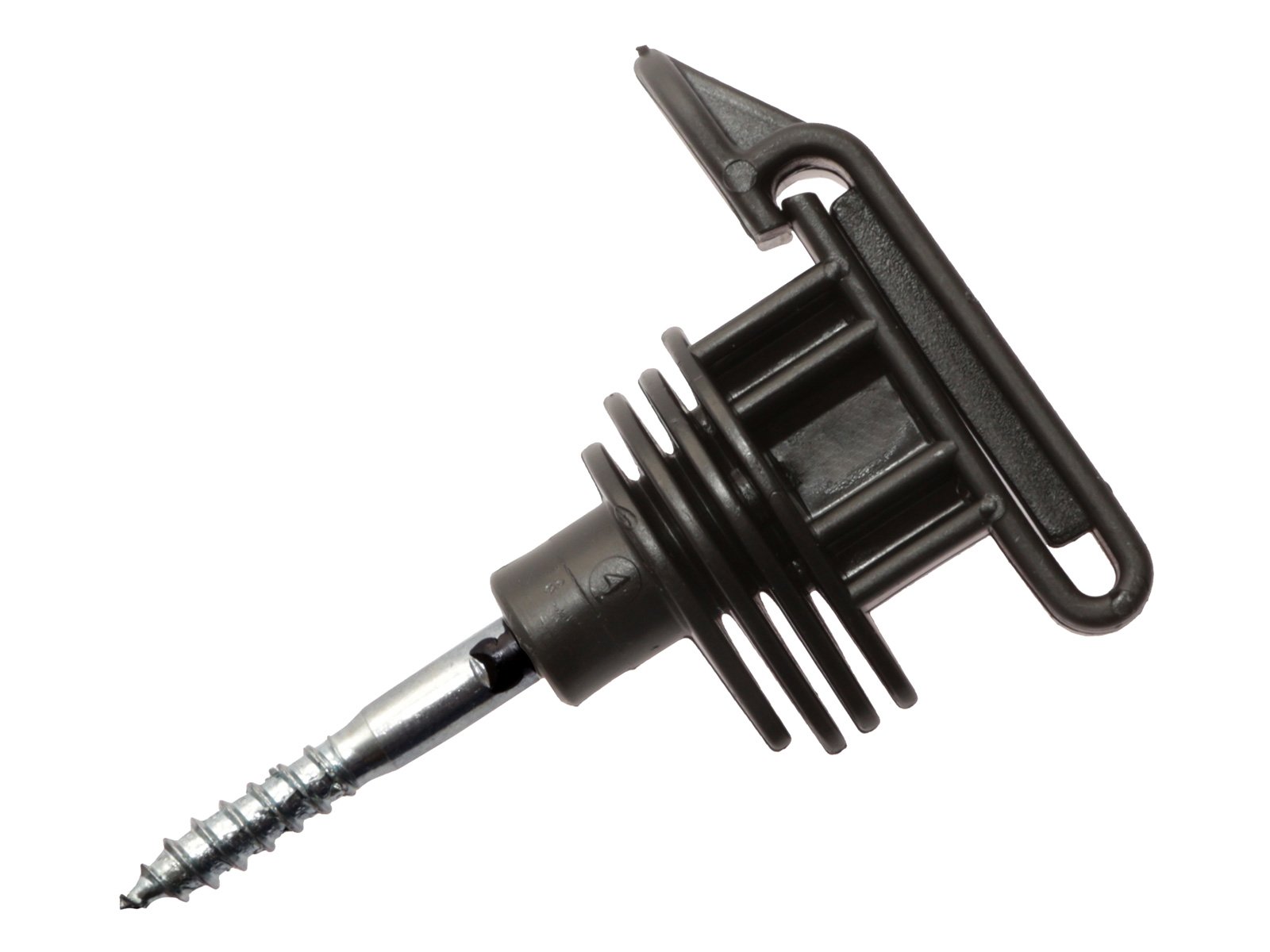 Izolátory na pastuchovou pásku 100 kusů na dřevo