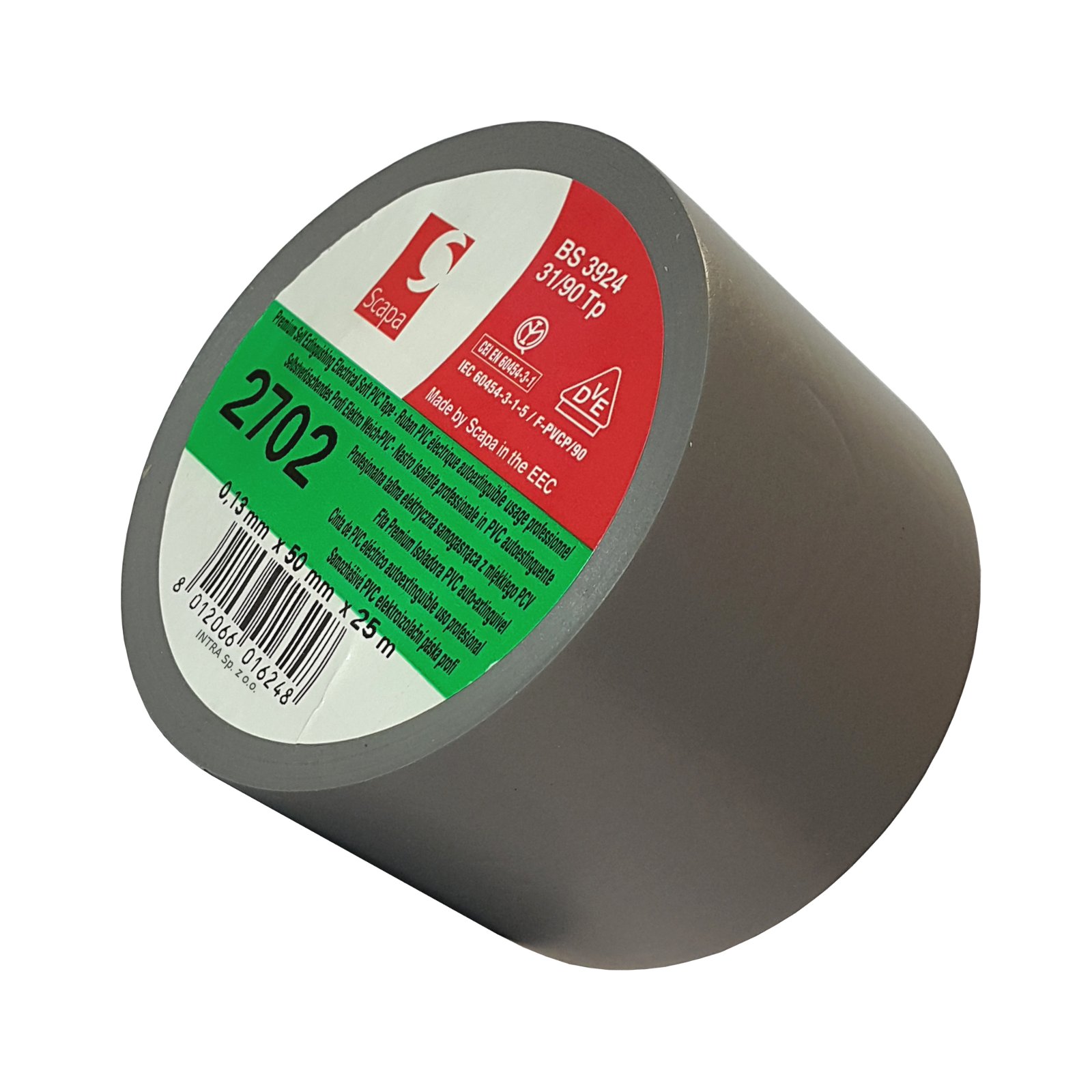 

Szeroka szara taśma Pcv Scapa 2702 50mm/25m