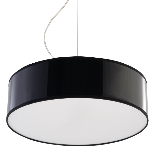 

Lampa sufitowa wisząca Arena 35cm czarna Sollux