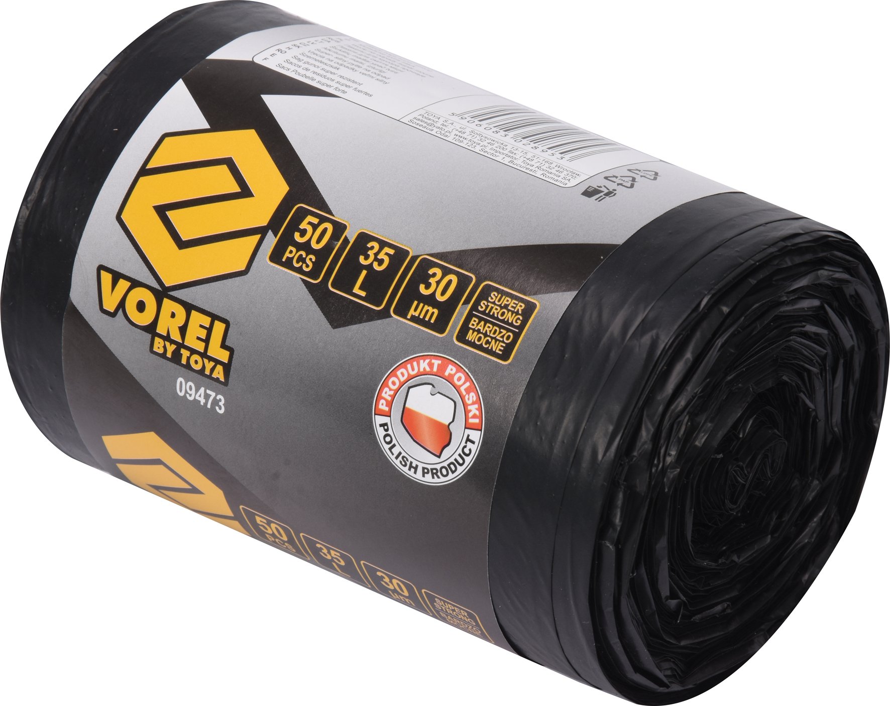 

Worki Super Mocne Na Odpady Śmieci Domowe 35L 50SZ