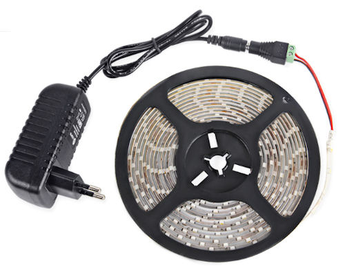

Zestaw Led Taśma 3m 3528 IP65 Zasilacz Gniazdo DC