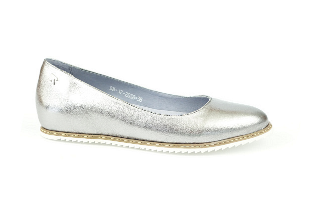 Karino 2038 Stříbrný Skrytý Koturn vel. 37