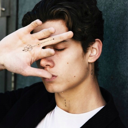 Paperself tatuaż konstelacja wzór damskie naklejki Kolor dominujący wielokolorowy