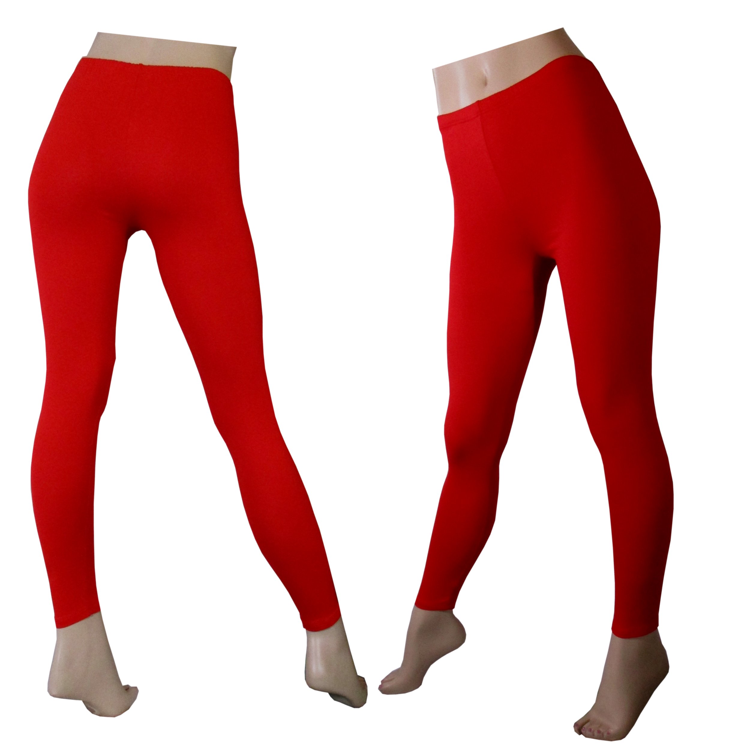 

Legginsy getry długie czerwone XXL bawełniane