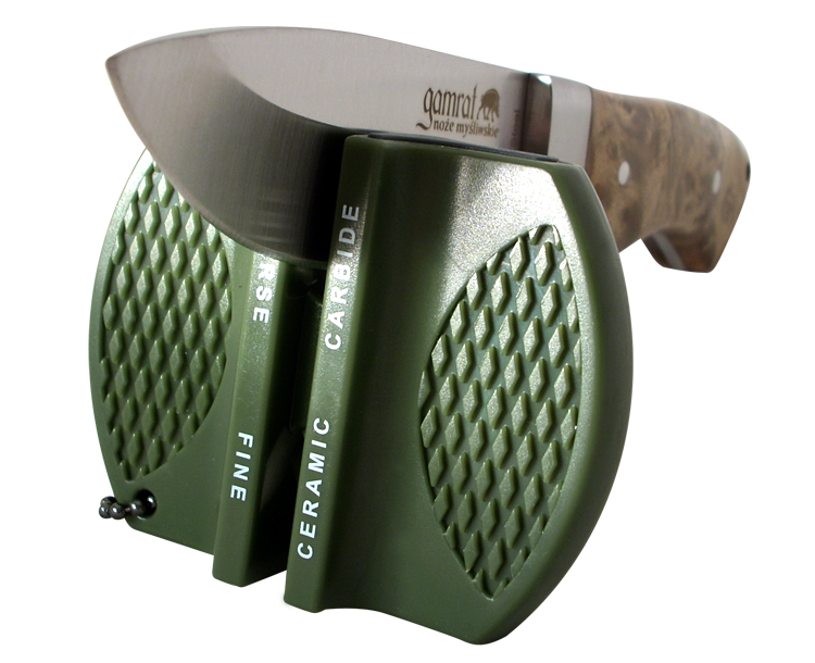 OSTRZAŁKA DO NOŻY KIESZONKOWA OSEŁKA MILITARNA KOSTKA MIL-TEC OLIVE Model 15445000