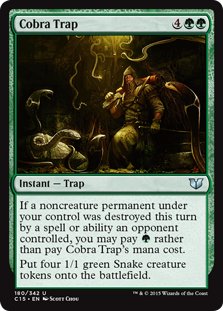 Mtg 4x Cobra Trap (Uncommon)