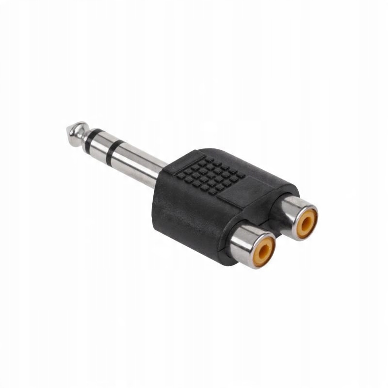

Adapter 2 x Rca F - Jack 6,3mm M
