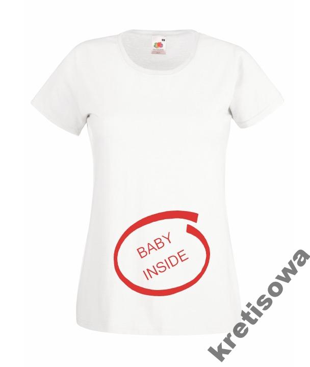 

Kolorowe Koszulki Ciążowe Ciąża Mama Dziecko Wzory