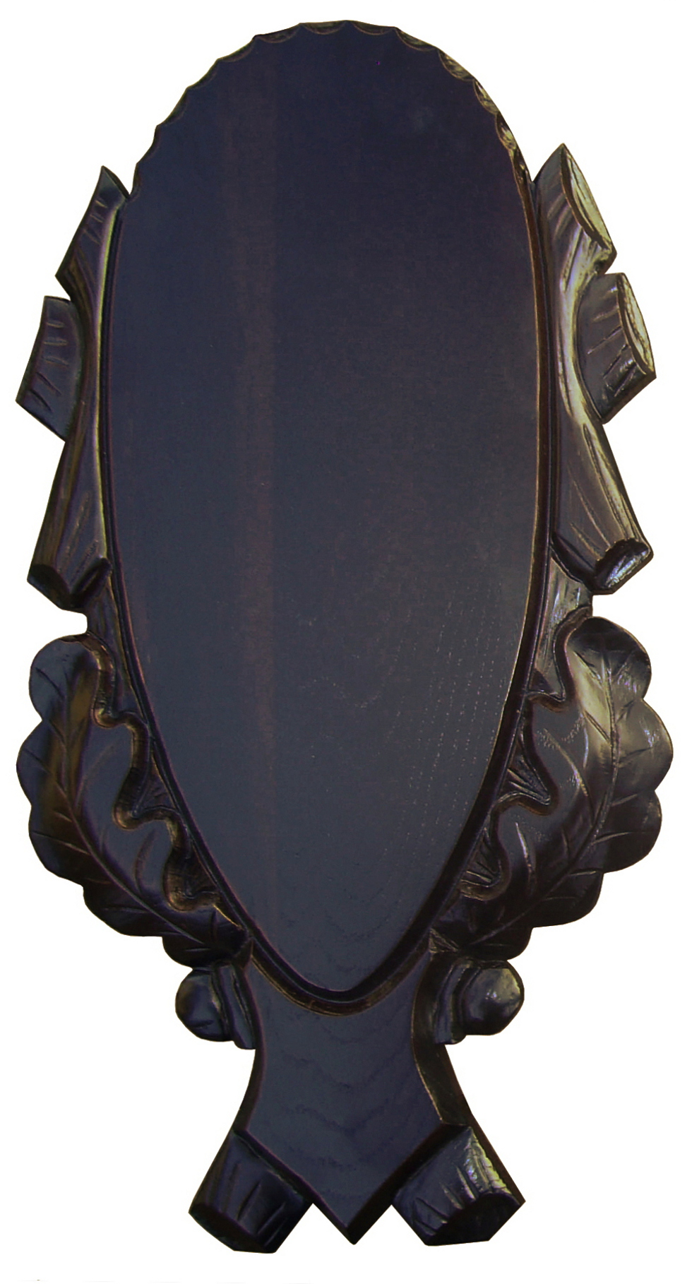 Dubová deska, podložka pod jelení parohy, výška 007 cm, 50 x 23 cm