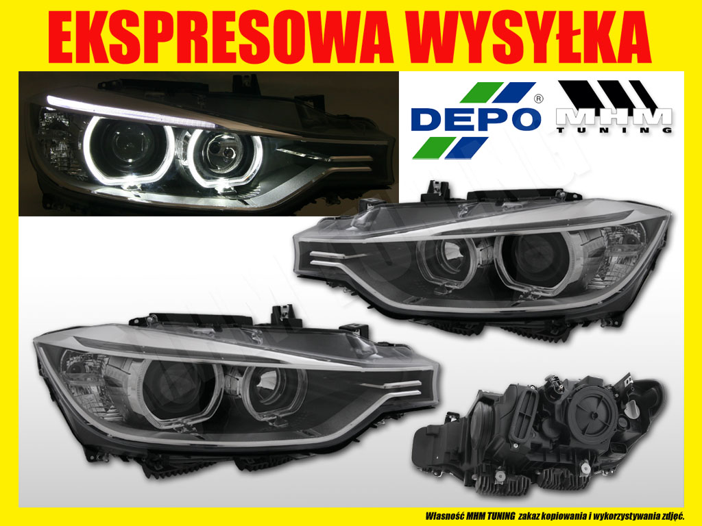 ФАРА ФАРА XENON LOOK LED H7 BMW 3 F30 F31 Сторона кабины слева + праве foto 0