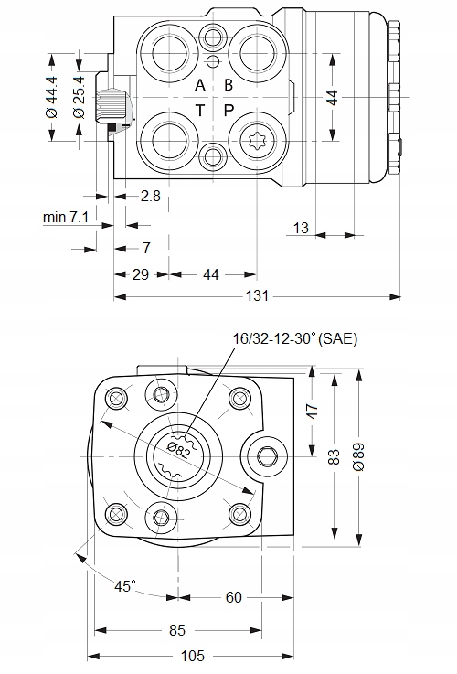 ORBITROL OSPC 100 ON 150N2151 ORYGINAL DANFOSS EAN 2000000313412
