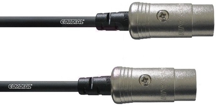 Kabel MIDI Cordial CFD 6 AA BK 6m