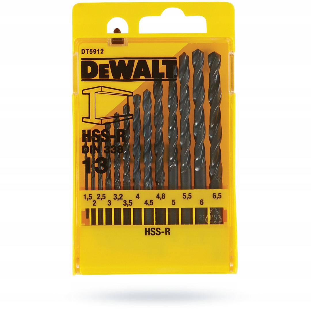 

Zestaw wierteł do metalu 13cz Hss-r DeWalt DT5912