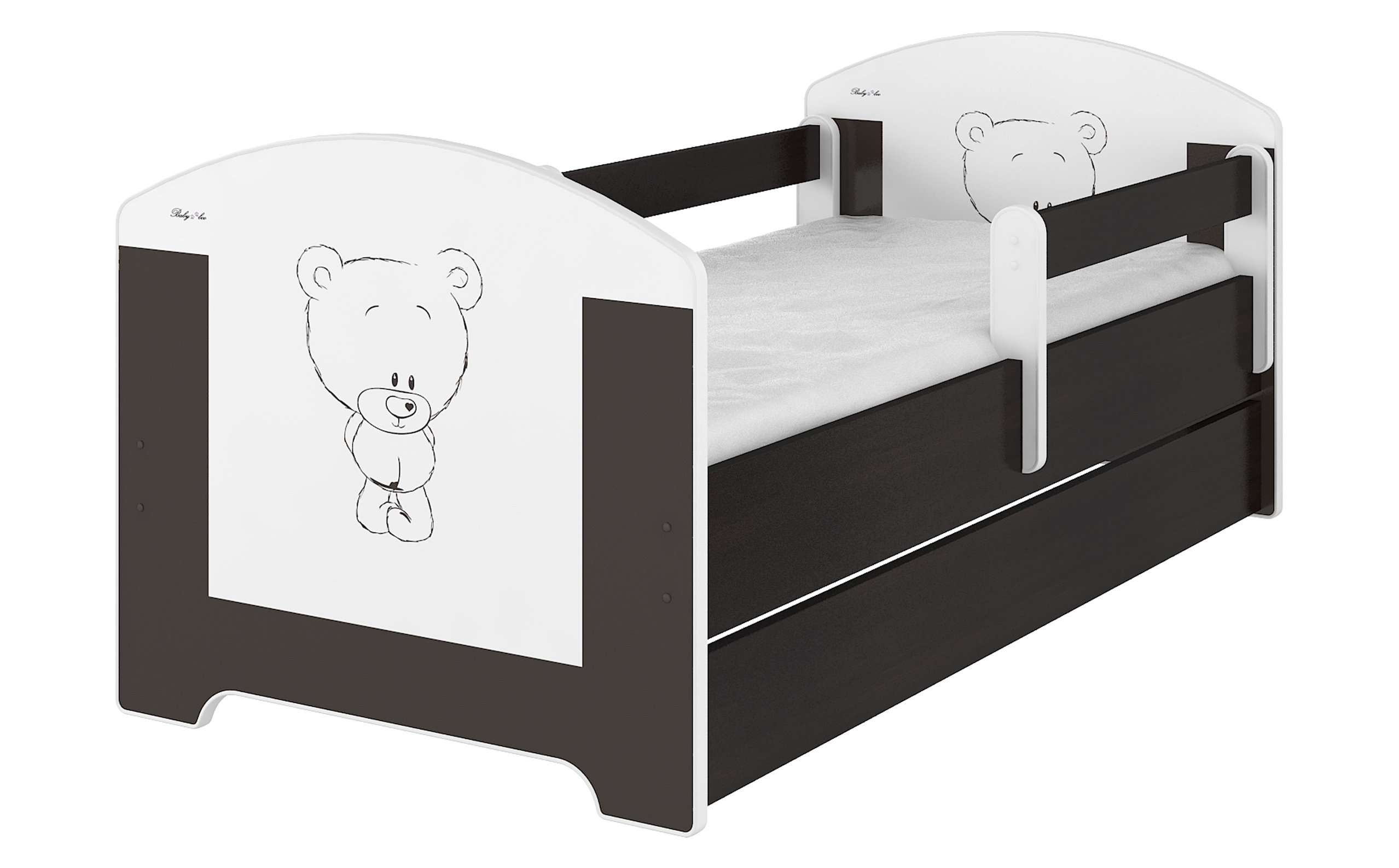 Łóżko OSKAR BABY BOO 140x70 materac PK PB SZUFLADA