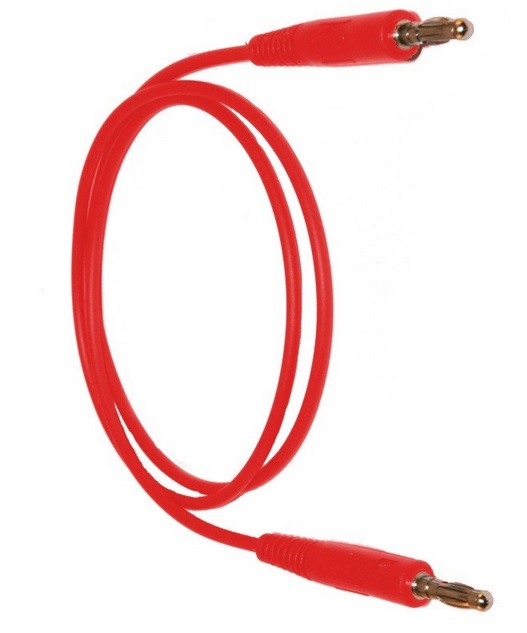 

Przewód 2x wtyk banan pomiarowy Czerwony (3806)