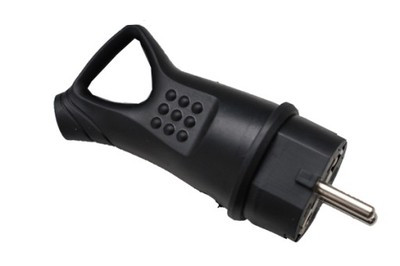 

Wtyczka gumowa z uchwytem uchem IP44 230V 16A