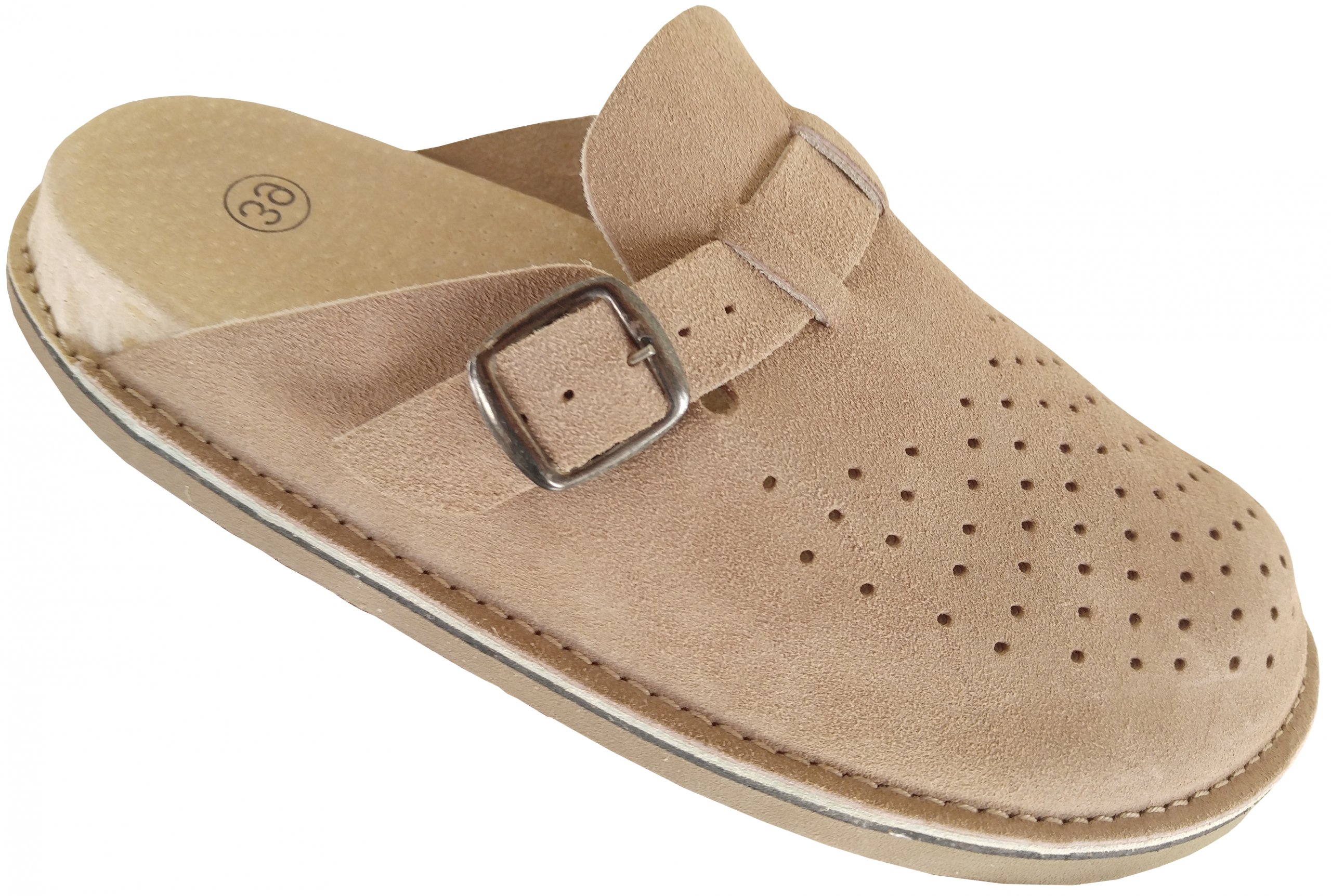 Dámské kožené Nazouváky , celokožené, č. 40