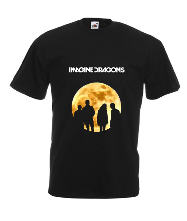 KOSZULKA MĘSKA IMAGINE DRAGONS WZORY Wzór dominujący print (nadruk)