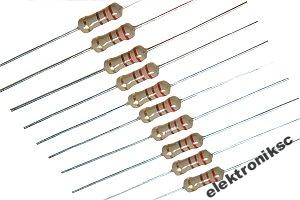 

Rezystor 7R5 0,25W opornik 7,5ohm 1/4W KPL=100szt