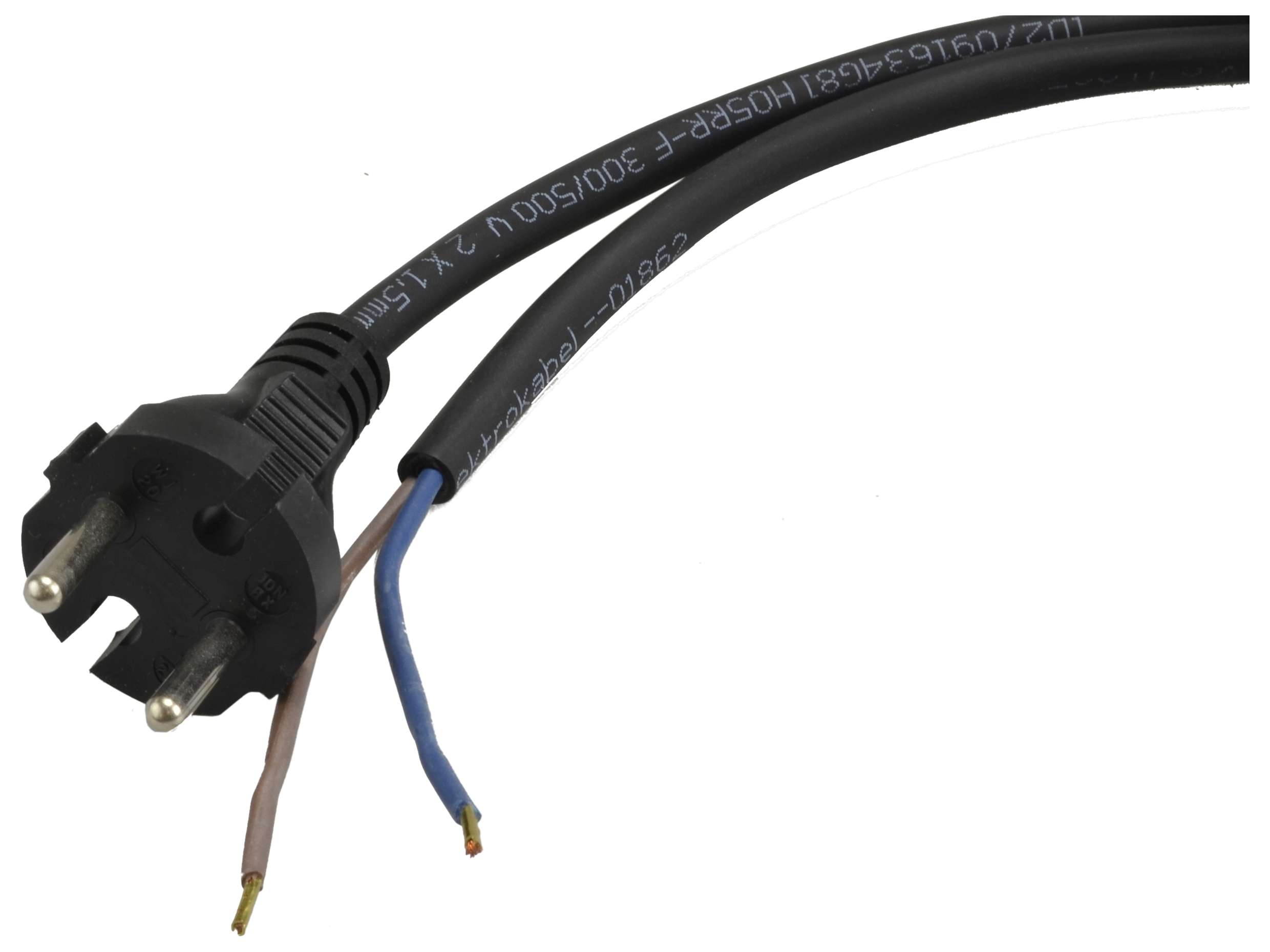 

Przewód kabel z wtyczką Spz Ow Guma 2x1 3m
