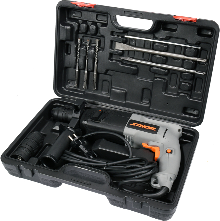 MŁOTOWIERTARKA SDS PLUS SDS+ 620W 3 FUNKCJE 2,4J Maksymalna moc 620 W