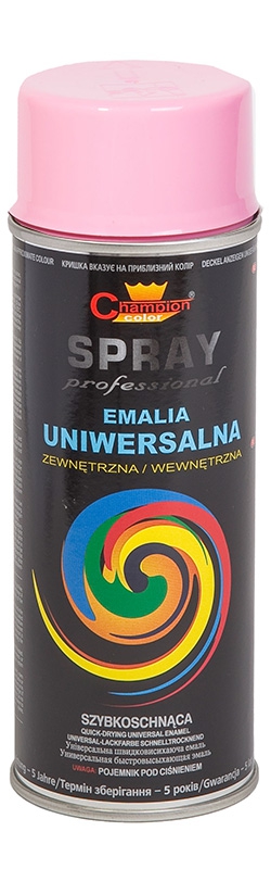 Emalia Farba Spray Lakier Ral 3017 Różowy Champion