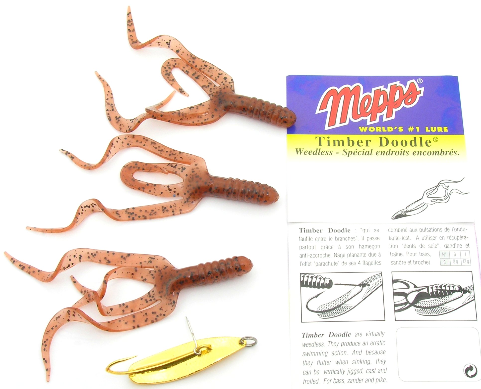MEPPS TIMBER DOODLE Nr.1/12gr /11cm PUMPKIN PEPPER Model MEPPS TIMBER DOODLE PUMPKIN PEPPER