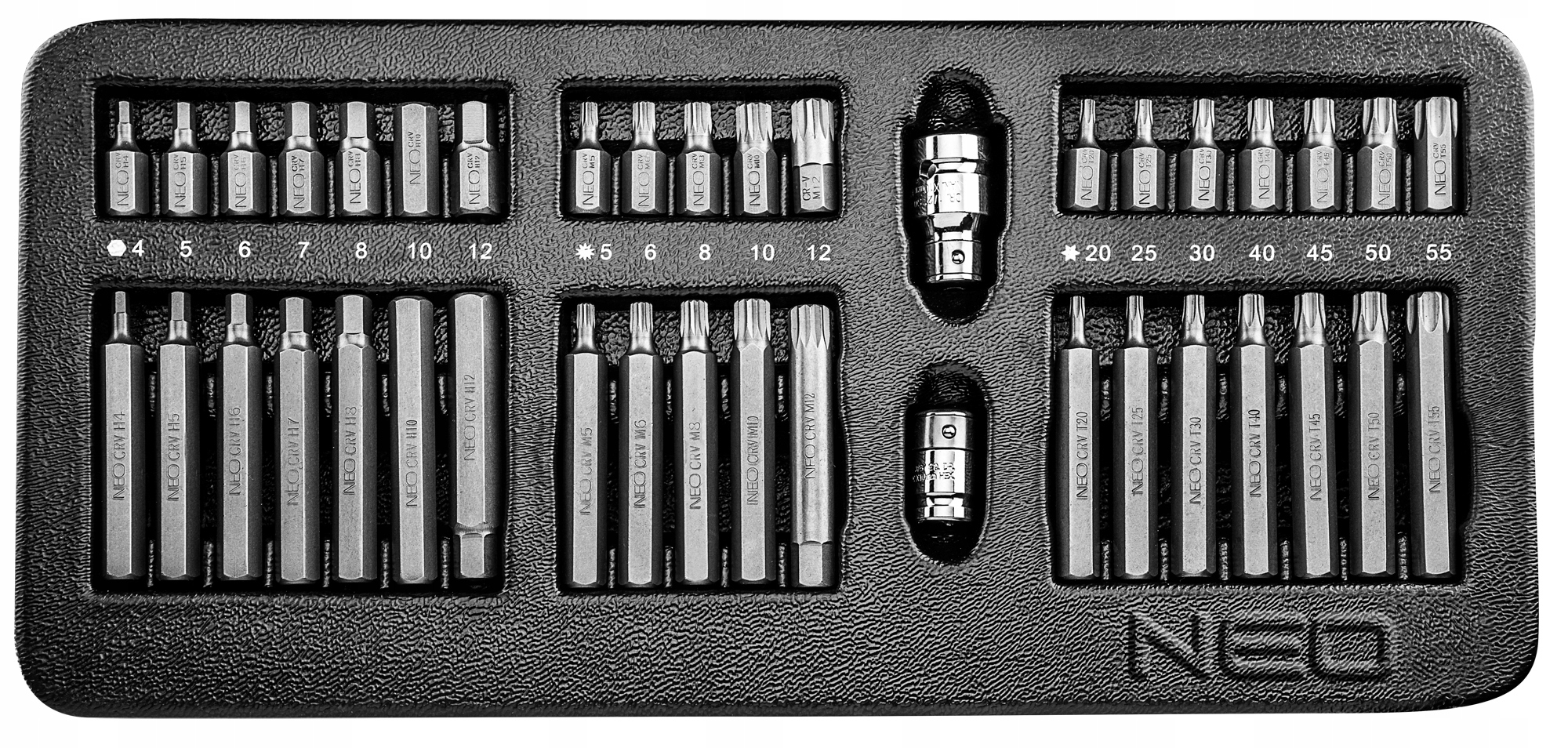 NEO WKŁAD KOŃCÓWKI WKRĘTAKOWE 40 SZT 84-236 Marka Neo Tools