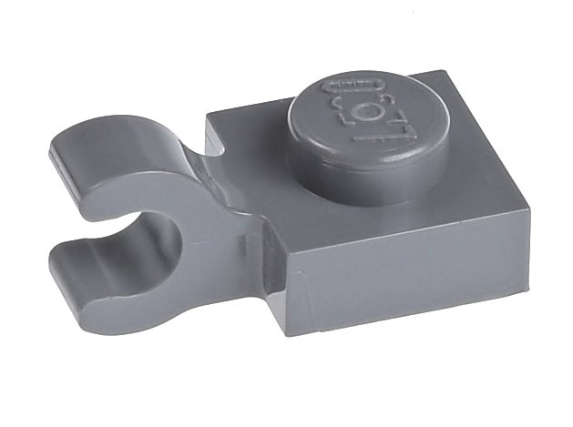 

Lego Płytka z klipem 1x1 61252 szara ciemna 2 szt.