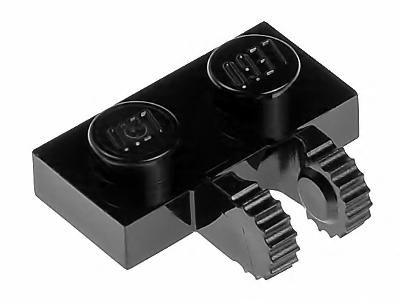 

Lego Płytka z zaczepem 1x2 60471 czarna